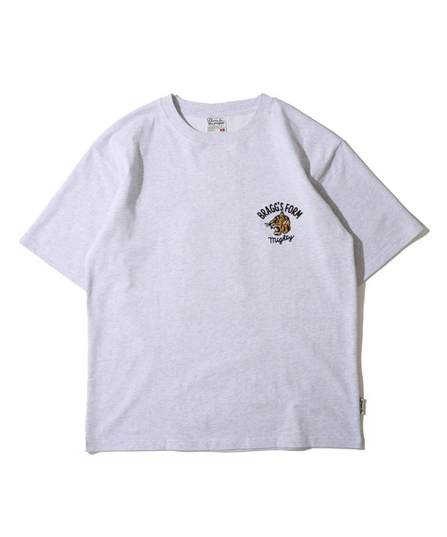 apolina 刺繍Tシャツ THINKING CITY 刺繍ワッペンTシャツ BLACK