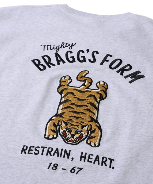 ADPOSION（アドポーション）の「【POWER TO THE PEOPLE】トラ刺繍Tシャツ（Tシャツ/カットソー・レディース・オフホワイト/グレー/ブラック/ホワイト・MEDIUM/LARGE/X-LARGE）」の14枚目の写真