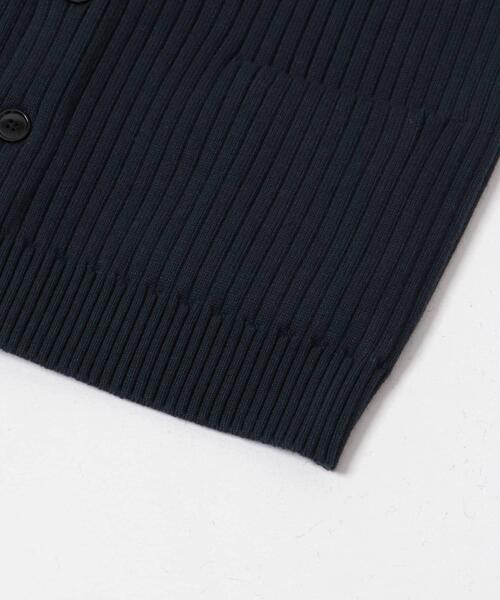 URBAN RESEARCH（アーバンリサーチ）の「new basic COTTON CASHMERE WIDE RIB CARDIGAN（カーディガン/ボレロ・メンズ・グリーン系その他/ネイビー/ブルー系その他・MEDIUM/LARGE）」の16枚目の写真
