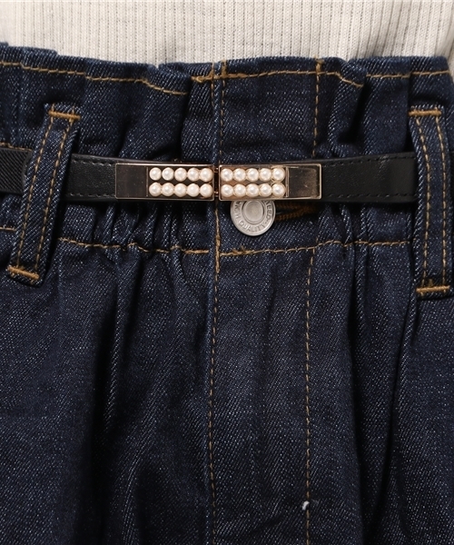 one after another NICE CLAUP（ワンアフターアナザーナイスクラップ）の「【ナイスクラップ】ハイウェストショートパンツ（その他パンツ・レディース・キャメル/カーキ/チェック/インディゴブルー・FREE）」の13枚目の写真