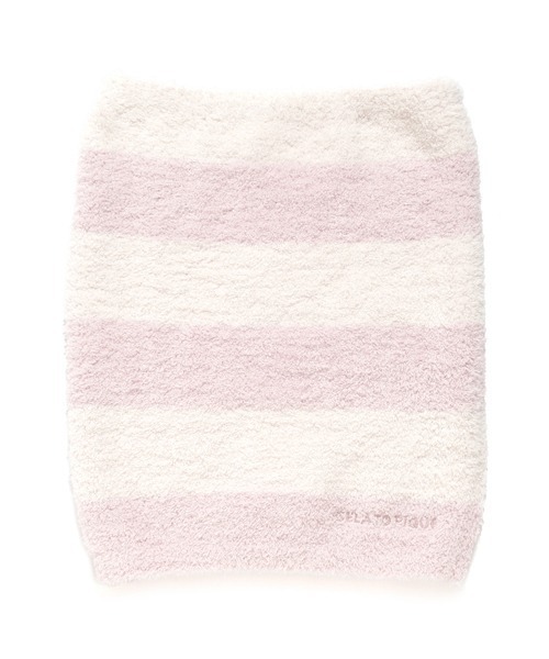 gelato pique（ジェラートピケ）の「パウダー2ボーダーウエストウォーマー（その他アンダーウェア/インナー・レディース・ピンク/ベージュ・FREE）」の2枚目の写真