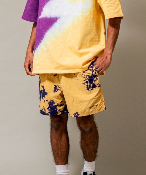 APPLEBUM（アップルバム）の「Nylon Shorts [TiEDYE FREAK]（その他パンツ・メンズ・イエロー/グリーン系その他・X-LARGE/LARGE/MEDIUM）」の2枚目の写真
