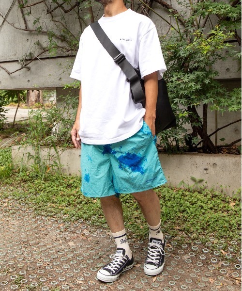 APPLEBUM（アップルバム）の「Nylon Shorts [TiEDYE FREAK]（その他パンツ・メンズ・イエロー/グリーン系その他・X-LARGE/LARGE/MEDIUM）」の3枚目の写真