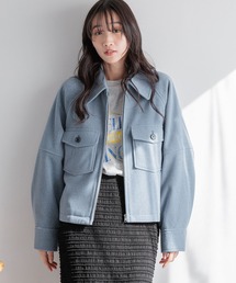 LOWRYS FARM | ダブルフェイスショートブルゾン　 253532(ブルゾン)