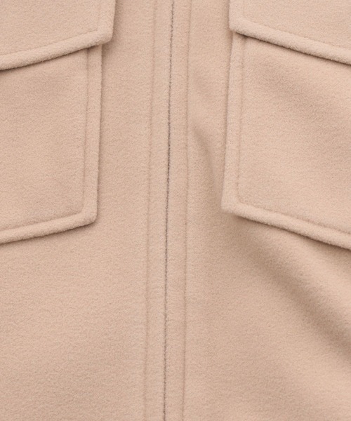 LOWRYS FARM（ローリーズファーム）の「ダブルフェイスショートブルゾン　 253532（ブルゾン・レディース・チャコールグレー/ブルー/ベージュ・FREE）」の4枚目の写真