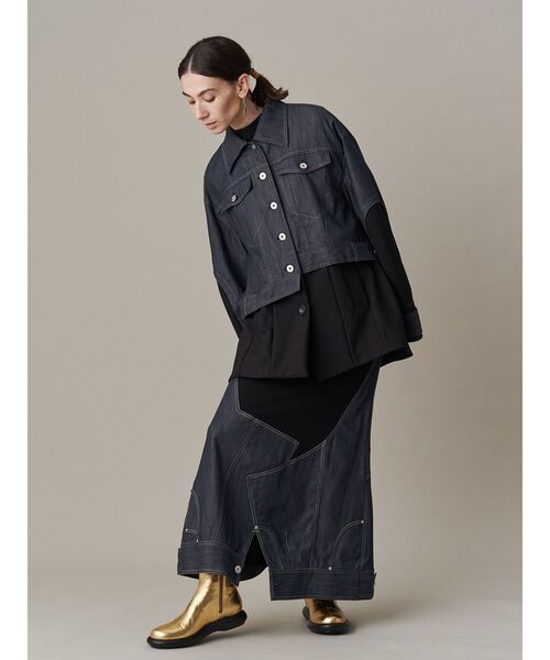 UN3D. DENIM DETAIL DOCKING TENT CT