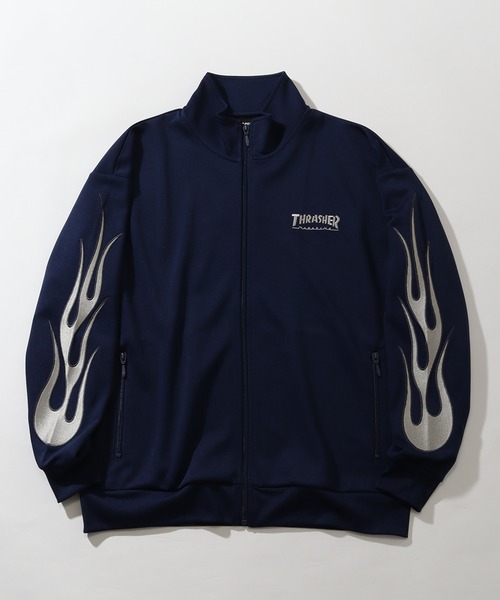 正規品販売！ セール】【THRASHER/スラッシャー】FLAME TRACK JACKET/フレーム トップス