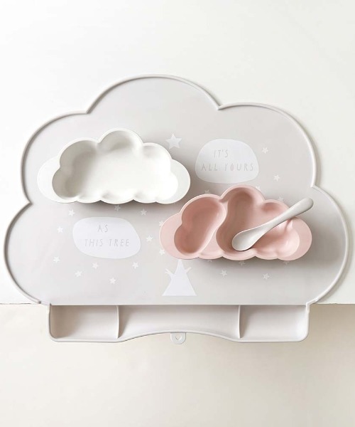 10mois（ディモワ）の「【10mois(ディモワ)】mamamanma(マママンマ)　お食事シリコンマット（マグ/哺乳瓶/お食事グッズ・キッズ・ベージュ/グレー・ONE SIZE）」の3枚目の写真