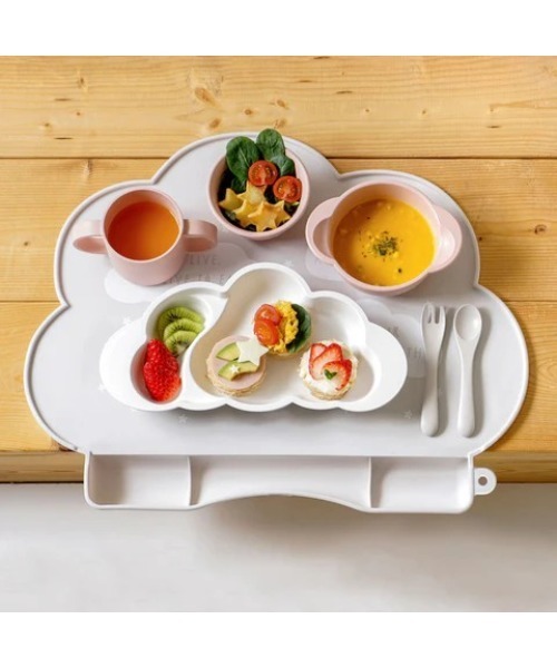 10mois（ディモワ）の「【10mois(ディモワ)】mamamanma(マママンマ)　お食事シリコンマット（マグ/哺乳瓶/お食事グッズ・キッズ・ベージュ/グレー・ONE SIZE）」の13枚目の写真