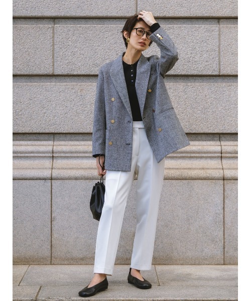 Mila Owen（ミラオーウェン）の「ラウンドトゥバレエシューズ（バレエシューズ・レディース・ベージュ/ブラック・36/37/38）」の12枚目の写真