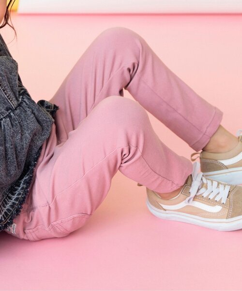 BREEZE（ブリーズ）の「【ジュニア対応】らくらくスキニーパンツ（その他パンツ・キッズ・ピンク/ブルー/グリーン/ベージュ/ブラック/レモンイエロー/チェック・90/100/110/130/120/160/150/140）」の6枚目の写真