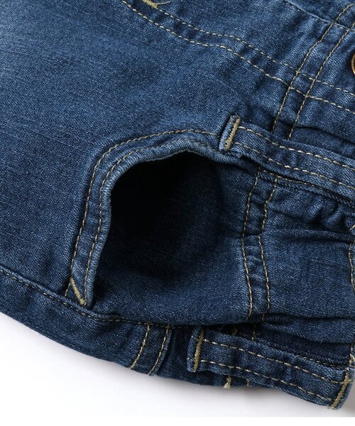 BREEZE（ブリーズ）の「【ジュニア対応】らくらくスキニーパンツ（その他パンツ・キッズ・ピンク/ブルー/グリーン/ベージュ/ブラック/レモンイエロー/チェック・90/100/110/130/120/160/150/140）」の13枚目の写真