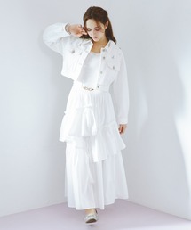 アシメティアードボリュームスカート