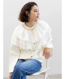 Te chichi | チェーン&フリンジテープニットジャケット(カーディガン/ボレロ)