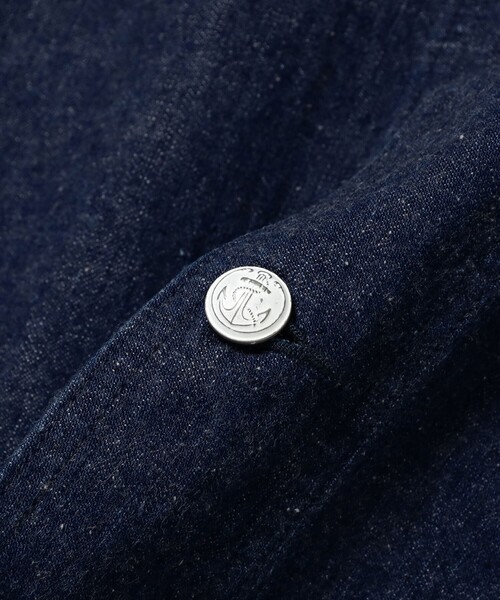 AUBERGE（オーベルジュ）の「【別注】AUBERGE × Brilla per il gusto / HDK US ショールカラー ジャケット（ブルゾン・メンズ・インディゴブルー・44/42）」の3枚目の写真