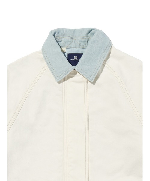 Levi's(リーバイス)の「Levi's/リーバイス BLUETAB(TM) LINED CHORE コート(デニムジャケット・レディース・ホワイト・XS/S/M)」の4枚目の写真