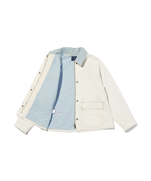 Levi's(リーバイス)の「Levi's/リーバイス BLUETAB(TM) LINED CHORE コート(デニムジャケット・レディース・ホワイト・XS/S/M)」の7枚目の写真