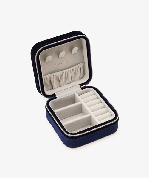 Afternoon Tea（アフタヌーンティー）の「ベロア天体モチーフスクエアジュエリーボックス（収納グッズ・レディース・ネイビー・ONE SIZE）」の7枚目の写真