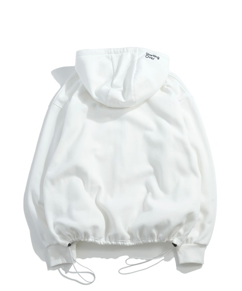 セール】embroidery print zip hoodie / 刺繍 プリント ジップ