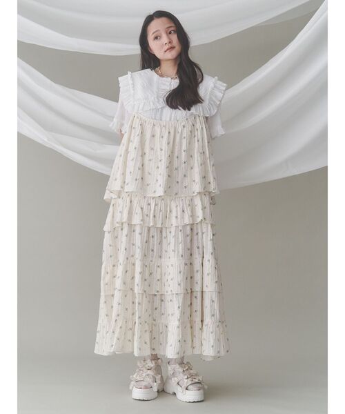 merry jenny floralティアードティアードワンピース メリージェニー merry jenny floralティアードティアード