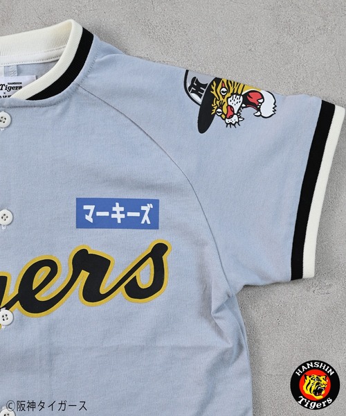 MARKEY'S(マーキーズ)の「【阪神タイガース】別注ベースボールシャツ(kids/S~L)(シャツ/ブラウス・キッズ・ホワイト系3/ホワイト系2/ホワイト系1/ホワイト系8/ホワイト系7/ホワイト系6/ホワイト系5/ホワイト系4・S/L/M)」の13枚目の写真