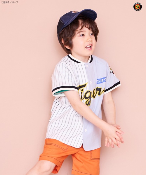 MARKEY'S(マーキーズ)の「【阪神タイガース】別注ベースボールシャツ(kids/S~L)(シャツ/ブラウス・キッズ・ホワイト系3/ホワイト系2/ホワイト系1/ホワイト系8/ホワイト系7/ホワイト系6/ホワイト系5/ホワイト系4・S/L/M)」の21枚目の写真