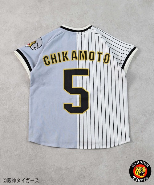 MARKEY'S(マーキーズ)の「【阪神タイガース】別注ベースボールシャツ(kids/S~L)(シャツ/ブラウス・キッズ・ホワイト系3/ホワイト系2/ホワイト系1/ホワイト系8/ホワイト系7/ホワイト系6/ホワイト系5/ホワイト系4・S/L/M)」の18枚目の写真