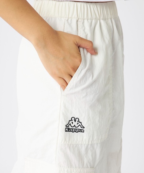 Kappa(カッパ)の「ナイロン素材 ロングスカート(スカート・レディース・パープル/オフホワイト/ブラック・SMALL/MEDIUM/LARGE)」の11枚目の写真