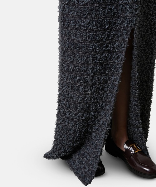 セール】ツイードニットドレス / Tweed Knit Dress（ワンピース