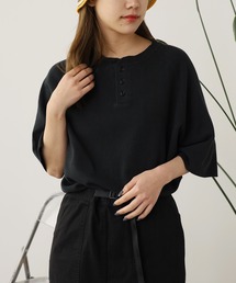 REMI RELIEF/レミレリーフ WタックヘンリーネックS/S