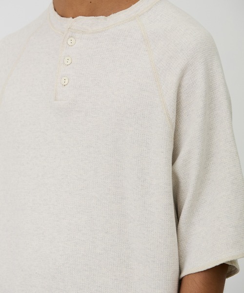 REMI RELIEF/レミレリーフ WタックヘンリーネックS/S