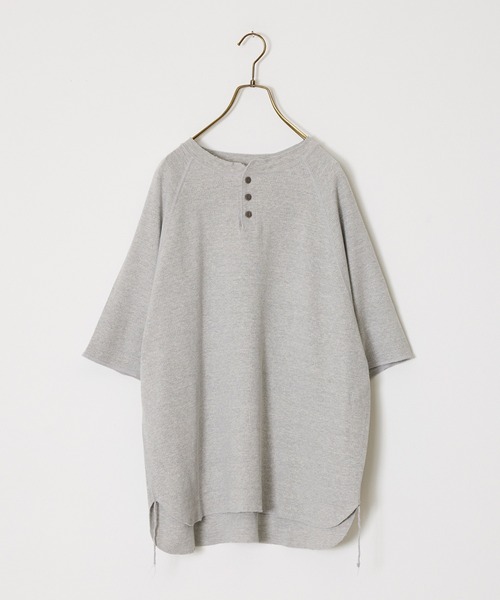 REMI RELIEF/レミレリーフ WタックヘンリーネックS/S