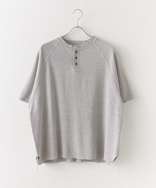 REMI RELIEF/レミレリーフ WタックヘンリーネックS/S