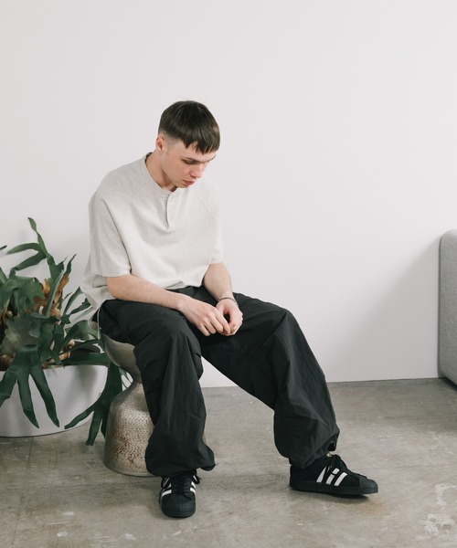 REMI RELIEF/レミレリーフ WタックヘンリーネックS/S