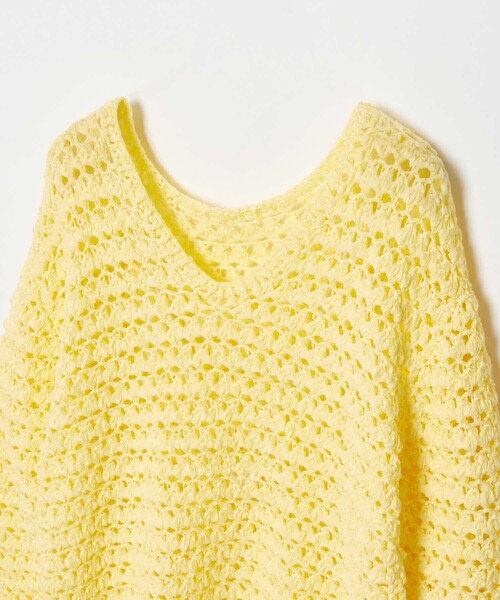 allureville(アルアバイル)の「テープヤーンハンドニットプルオーバー(ニット/セーター・レディース・ベージュ/イエロー/ネイビー・2)」の5枚目の写真