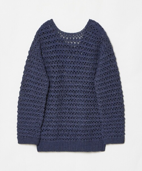 allureville(アルアバイル)の「テープヤーンハンドニットプルオーバー(ニット/セーター・レディース・ベージュ/イエロー/ネイビー・2)」の12枚目の写真