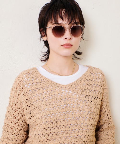 allureville(アルアバイル)の「テープヤーンハンドニットプルオーバー(ニット/セーター・レディース・ベージュ/イエロー/ネイビー・2)」の22枚目の写真