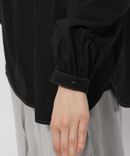 niko and...（ニコアンド）の「レースアップワイドブラウス（シャツ/ブラウス・レディース・オフホワイト/ブラック・FREE）」の15枚目の写真