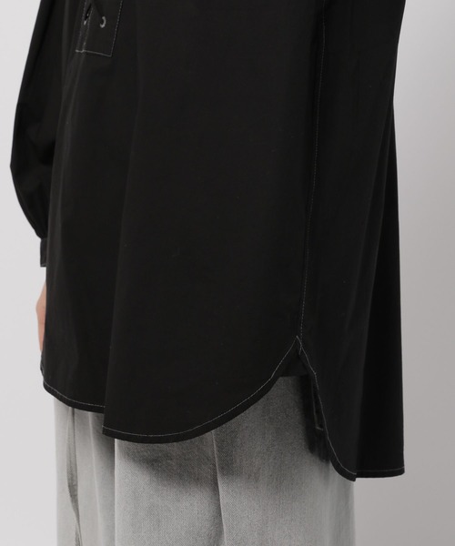 niko and...（ニコアンド）の「レースアップワイドブラウス（シャツ/ブラウス・レディース・オフホワイト/ブラック・FREE）」の16枚目の写真