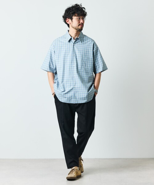 FREAK'S STORE（フリークスストア）の「限定展開 テーパードシルエット コットンリネン イージーパンツ（その他パンツ・メンズ・オリーブ/ブラック/ナチュラル/チャコールグレー・SMALL/LARGE/MEDIUM）」の12枚目の写真