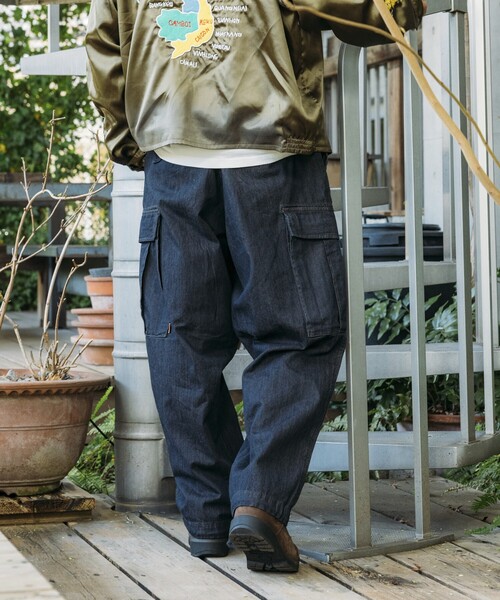 HINSON(ヒンソン)の「HINSON/ヒンソン 6POCKET PANTS/6ポケットデニムカーゴパンツ/ミリタリーパンツ(カーゴパンツ・メンズ・サックスブルー/ブラック/ネイビー・MEDIUM/LARGE/SMALL)」の22枚目の写真