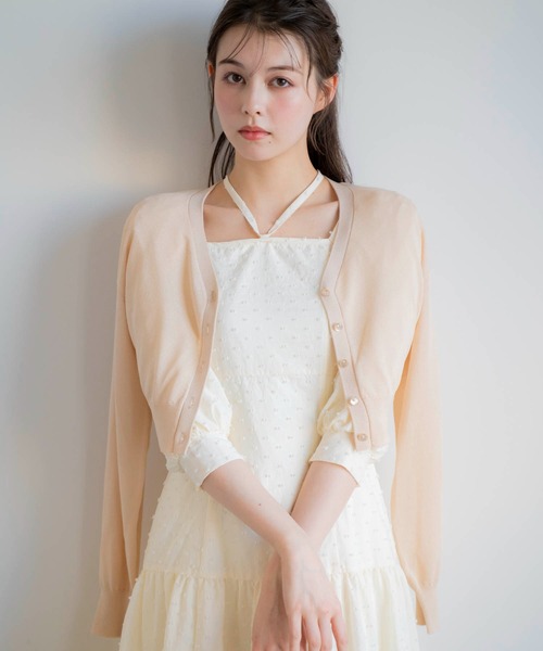 ノエラ Noela シアーラメカーディガン （ブラック） フェザーラメニットカーデ | カーディガン | Noela OFFICIAL WEB