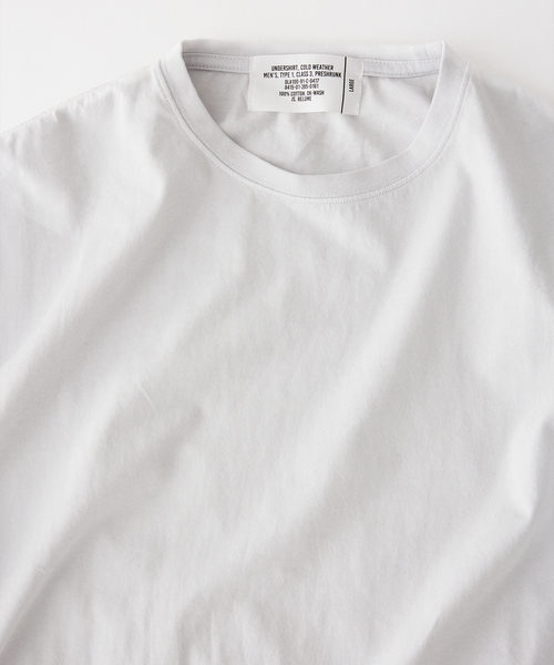 JOURNAL STANDARD relume（ジャーナルスタンダード　レリューム）の「レイヤードラウンド Tシャツ（Tシャツ/カットソー・メンズ・ホワイト/ライトグレー/アイボリー/ブラック系その他・SMALL/MEDIUM/LARGE）」の20枚目の写真