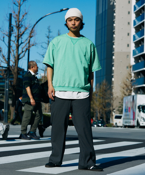 JOURNAL STANDARD relume（ジャーナルスタンダード　レリューム）の「レイヤードラウンド Tシャツ（Tシャツ/カットソー・メンズ・ホワイト/ライトグレー/アイボリー/ブラック系その他・SMALL/MEDIUM/LARGE）」の19枚目の写真