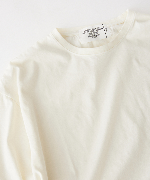 JOURNAL STANDARD relume（ジャーナルスタンダード　レリューム）の「レイヤードラウンド Tシャツ（Tシャツ/カットソー・メンズ・ホワイト/ライトグレー/アイボリー/ブラック系その他・SMALL/MEDIUM/LARGE）」の12枚目の写真