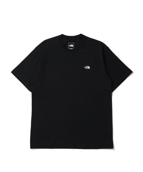 THE NORTH FACE(ザノースフェイス)の「THE NORTH FACE S/S FD Nuptse Cotton Tee ザ ノース フェイス ショートスリーブフラッシュドライヌプシコットンティー(メンズ)(Tシャツ/カットソー・メンズ・ブラック/ミックスグレー/ホワイト/グレー系その他・LARGE/MEDIUM/SMALL/X-LARGE)」の2枚目の写真