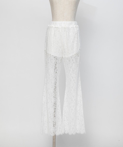 レースフレアパンツ（その他パンツ）｜WCJ（ダブルシージェイ）の