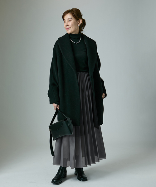 VERMEIL par iena（ヴェルメイユパーイエナ）の「《追加》アコーディオンプリーツスカート（スカート・レディース・ピンク/チャコールグレー・FREE）」の18枚目の写真