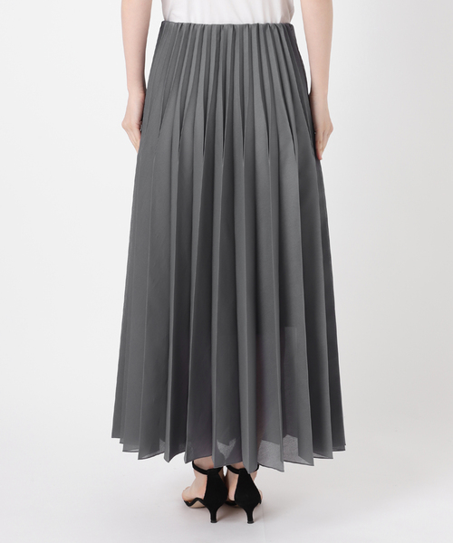 VERMEIL par iena（ヴェルメイユパーイエナ）の「《追加》アコーディオンプリーツスカート（スカート・レディース・ピンク/チャコールグレー・FREE）」の6枚目の写真