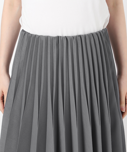 VERMEIL par iena（ヴェルメイユパーイエナ）の「《追加》アコーディオンプリーツスカート（スカート・レディース・ピンク/チャコールグレー・FREE）」の8枚目の写真